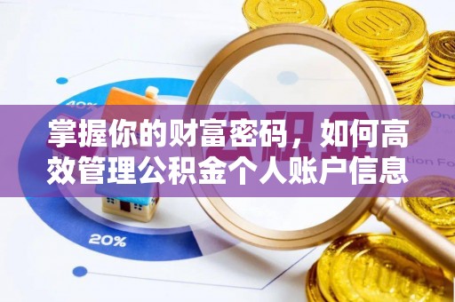 景德镇掌握你的财富密码，如何高效管理公积金个人账户信息