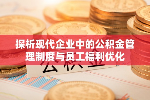 景德镇探析现代企业中的公积金管理制度与员工福利优化