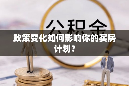 景德镇政策变化如何影响你的买房计划？