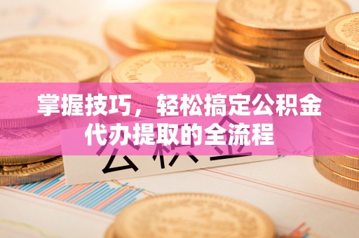 景德镇掌握技巧，轻松搞定公积金代办提取的全流程