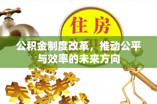 景德镇公积金制度改革，推动公平与效率的未来方向