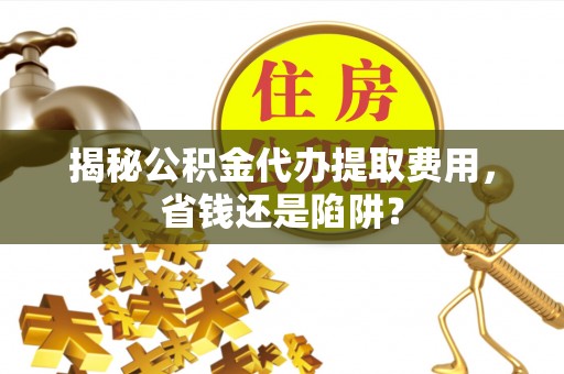 景德镇揭秘公积金代办提取费用，省钱还是陷阱？