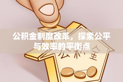景德镇公积金制度改革，探索公平与效率的平衡点