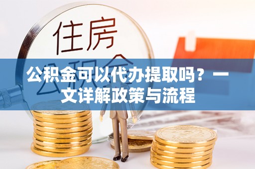 景德镇公积金可以代办提取吗？一文详解政策与流程