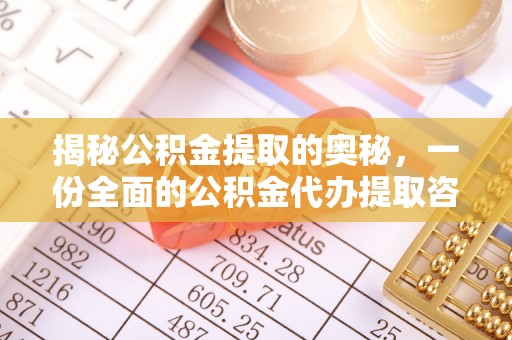 景德镇揭秘公积金提取的奥秘，一份全面的公积金代办提取咨询指南