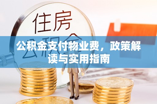 景德镇公积金支付物业费，政策解读与实用指南