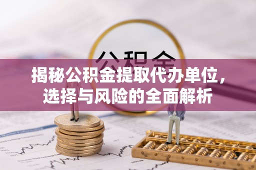 景德镇揭秘公积金提取代办单位，选择与风险的全面解析
