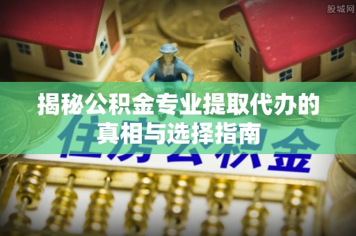 景德镇揭秘公积金专业提取代办的真相与选择指南